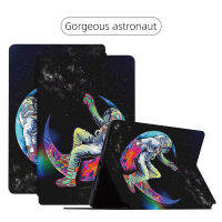 เคสปิดแท็บเล็ตสำหรับ Amazon HD 10 201 HD10บวก2021หนังพียูป้องกันเปลือกตัวอักษรการ์ตูนเคสซองพับได้ลาย