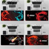 MSI Red Dragon Rubber Mouse แผ่นรองเมาส์เดสก์ท็อปที่ทนทานจัดส่งฟรี แผ่นรองเมาส์ขนาดใหญ่