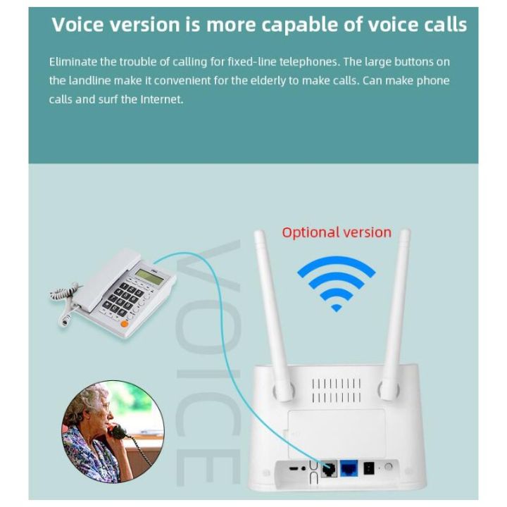 เราเตอร์-cpe-4g-รองรับการ-rj11เสียง-rj45-แอลทีอีทีดีดีเสาอากาศภายนอกและเราต์เตอร์-lte-fdd