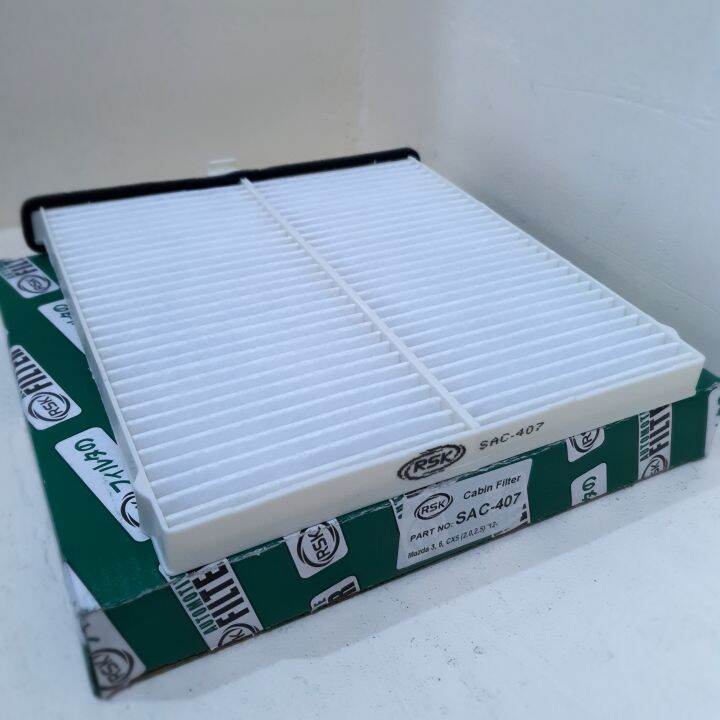 RSK Aircon Cabin Filter Mazda 3, 6, CX5 (2.0, 2.5) 2012 and up (SAC407