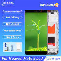 5.9นิ้วสำหรับ Mate 9 Lcd Touch Panel Screen Digitizer Assembly MHA-L29 MHA-AL00จัดส่งฟรีพร้อมกรอบ