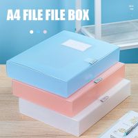 A4 Pockets Expanding File Folder Organizer Portable Business File Document Holder Large-capacity File Box Office Supplies