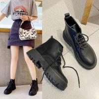 ✔READY STOCK✈JCshoes✌Classic 6-hole Thick Bottom Lace Up Versatile Martin Boots