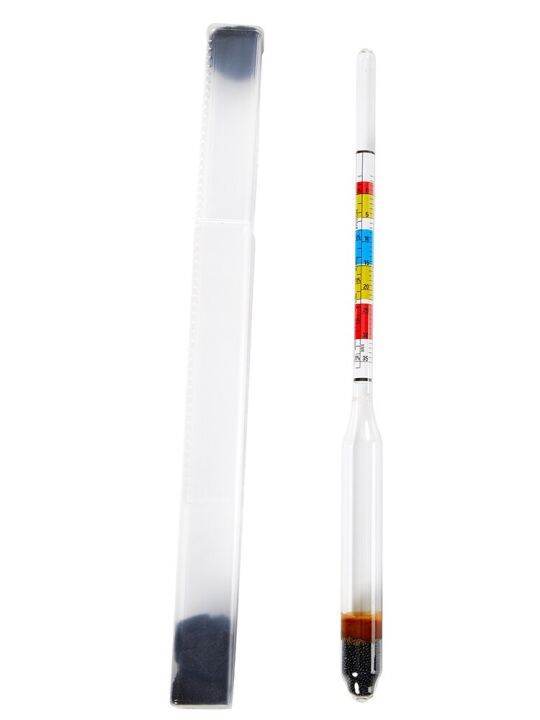 1/2pc Triple Scale Hydrometer For Home Brew Wine Beer Cider Alcohol
