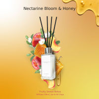 ก้านหอม ปรับอากาศ Diffuser กลิ่น Nectarine Bloom &amp; Honey 50ml ฟรี!! ก้านไม้กระจายกลิ่น (ไม่มีกล่อง) (no box)