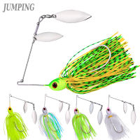 Spinner Fishing Lure 21g 3d Eyes Artificial Fake Lure Bait With Lead Head Hook Fishing Tackle Accessories