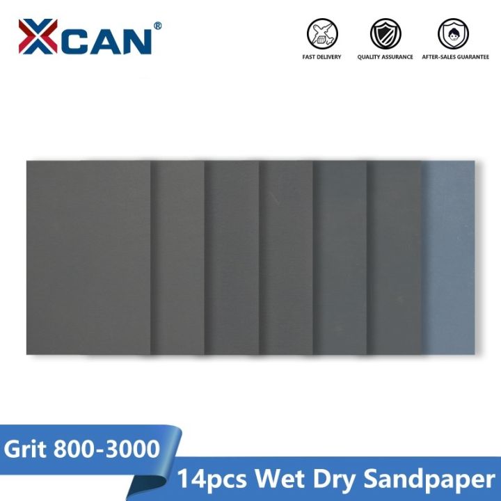 lz-xcan-14pcs-800-3000-grit-wet-dry-sandpaper-waterproof-sand-paper-for-wood-metal-polishing-tool-sanding-paper