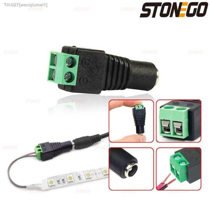 stonego-power-connector-plug-jack-5-5mm-x-2-1mm-male-female-adapter-10-20-50pcs-for-led-strip-cctv-camera-cable