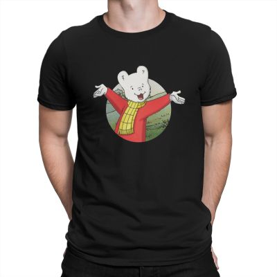 Awesome Happy T-Shirt Men Crewneck 100% Cotton T Shirt Rupert Bear Short Sleeve Tee Shirt New Arrival Clothes