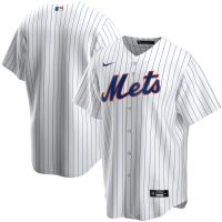 เสื้อแจ็กเก็ตผู้ชายชุดเจอร์ซีย์เล่นกีฬาใหม่ลาย Mets York เครื่องแบบเบสบอล York ใหม่