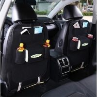 [HOT HOT SHXIUIUOIKLO 113] Car Seat Back Organizer Pu Leather Pad Bag Car Storage Organizer Foldable Table Tray Travel Storage Bag อุปกรณ์เสริมอัตโนมัติ