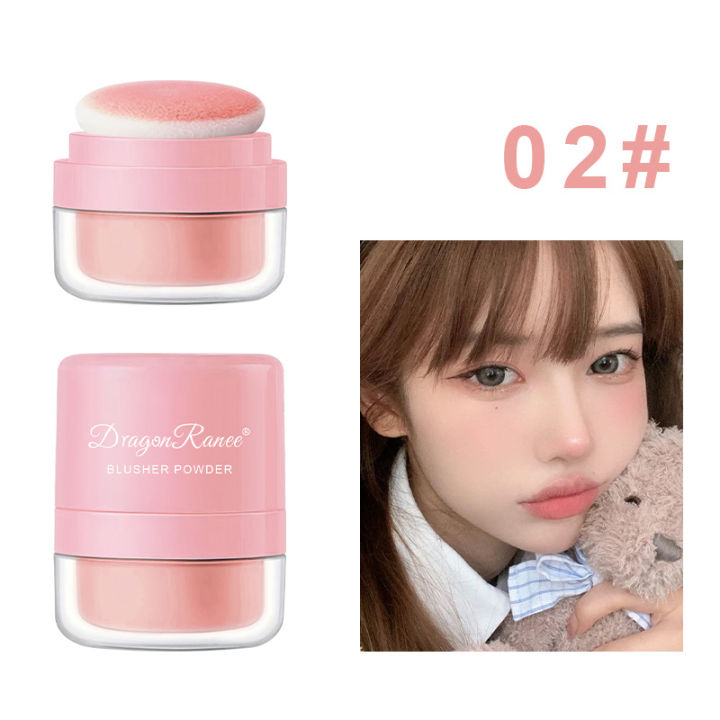 peach-pink-blush-powder-loose-powder-with-sponge-peach-pink-rouge-natural-blush-powder-multi-purpose-blush-pigments