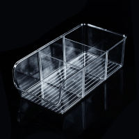 Transparent Organizer Trays Multifunctional Storage Box Durable Container For Kitchen Bedroom Bathroom frrg