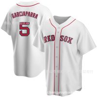 ✗ Red Sox 5 White Fans Baseball Jersey MLB Garciaparra baseball Jersey