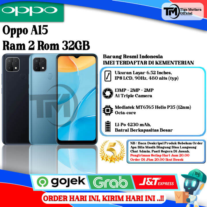 Oppo A15 Ram 2 Rom 32Gb Lazada Indonesia