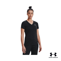 Under Armour UA Womens Velocity V-Neck Short Sleeve เสื้อออกกำลังกายแขนสั้น เทรนนิ่ง สำหรับผู้หญิง