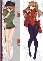 (ถ้ากำหนดเองติดต่อเรา) อนิเมะอาซึกะแลงเรย์ Soryu Cosplay Dakimakura ปลอกหมอนกอดอุปกรณ์ตัวถัง (เพียงแค่ขายปลอกหมอน)