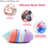 ETXSilicone world 3 Sizes Silicone  bowl Women Face For Mask Mixing Bowl Facial Skin Care Mixing Tools DIY Beauty Supplies