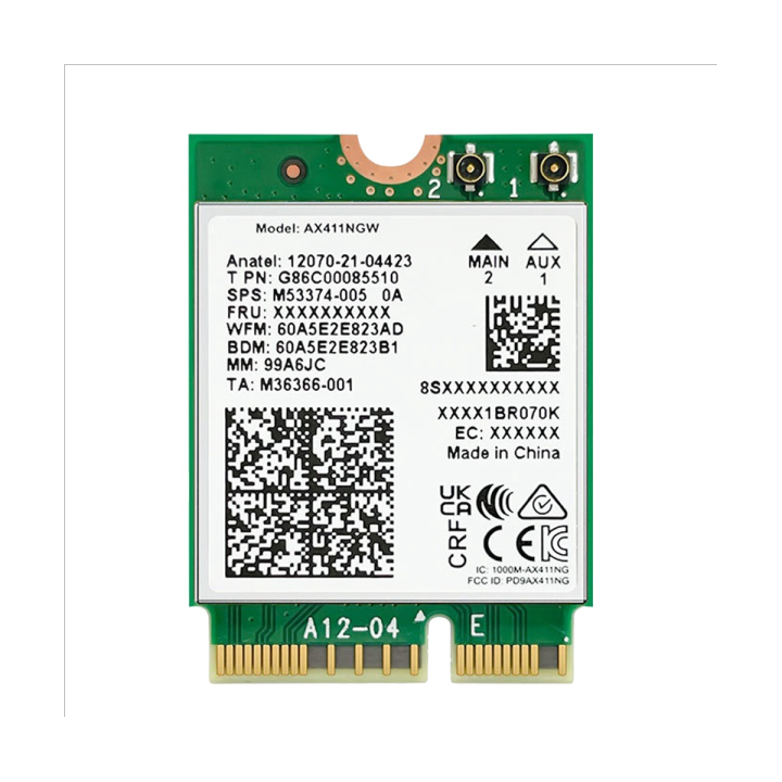 For Intel AX411 Wifi Card Wifi 6E Cnvio2 Bluetooth 5.3 TriBand