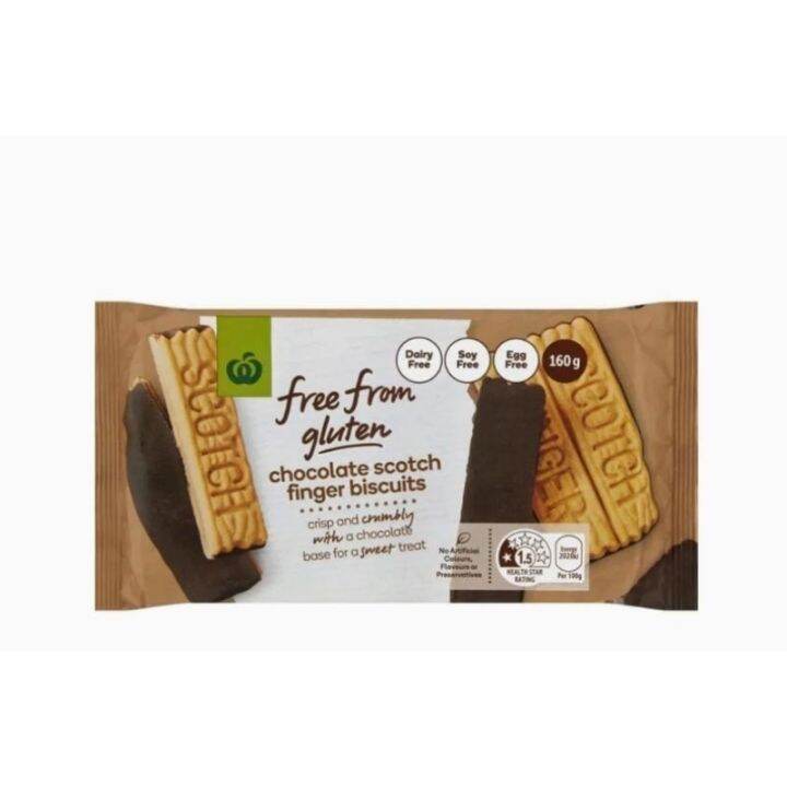 Hot Woolworths Free From Gluten Choco Coated Scortsh Fingers 160g ...