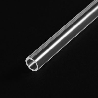 【YF】☃  Uxcell O.D 8mm-22mm 50cm Rigid Pipes Round Tube Tubing Transparent PMMA Aquarium Accessoires Pipe Fittings
