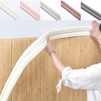 【hot】 13 Styles Foam Wall Strip Stickers Adhesive Baseboard Waist Sticker Border