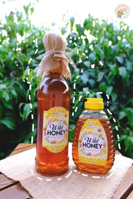 เก็บเงินปลายทาง น้ำผึ้งดอกไม้ป่า แท้ 100% น้ำผึ้งแท้ น้ำผึ้ง ขวดใหญ่ ขนาด 1 ลิตร สุดคุ้ม