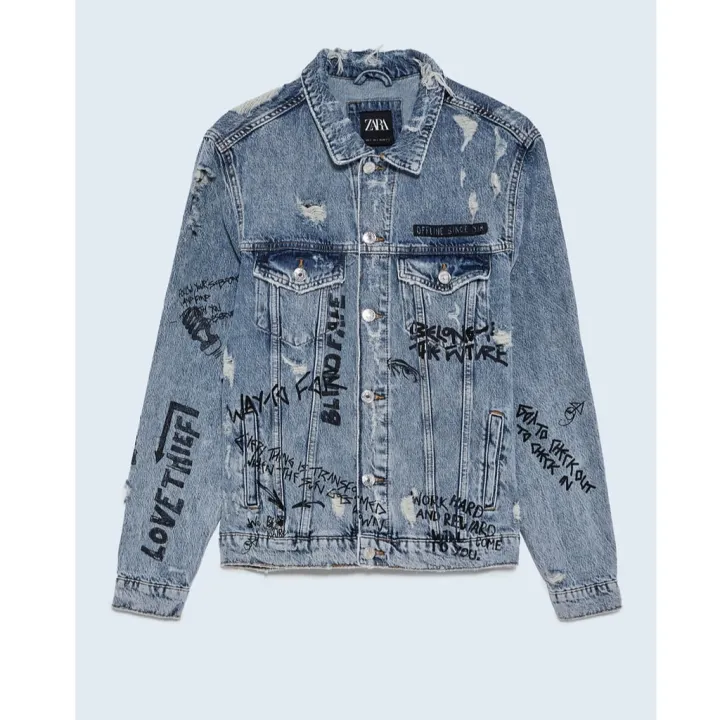 denim jackets zara
