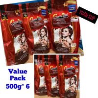 Cacao Rich Pack  6 Pcs.  XX03ผงโกโก้สูตรชงเครื่องดื่ม ละลายง่าย 500g ชนิดสีเข้ม ล็อตใหม่ ผงโกโก้แท้100% ไม่ผสมครีมและน้ำตาล