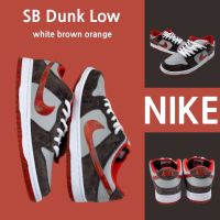 2023 Original （Real shot） sb duk Low white brown orange sneakers shoes running shoes shoes