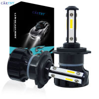 2PCS CarTnT Super H11 LED ไฟหน้า Mini H11 LED H7 H8 H9 H11 HB3 HB4 9005 9006หลอดไฟอัตโนมัติหลอดไฟ Led 12V ไฟรถยนต์ไฟหน้า6000K 80W