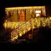 5MWaterproof Outdoor Christmas Light Droop 0.4-0.6m Led Curtain Garland on Batteries String Lights Lights Decoration Led Garland