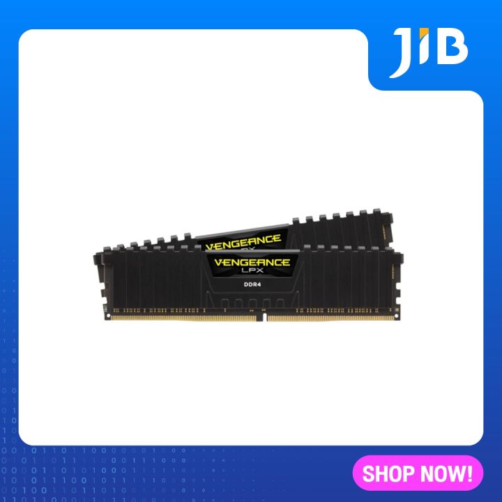 16gb-8gbx2-ddr4-3200-ram-pc-แรมพีซี-corsair-vengeance-lpx-black-cmk16gx4m2e3200c16