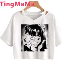 Junji Ito Shintaro Kago Tumie เสื้อผู้หญิงเสื้อผ้าคู่รักขนาดพิเศษสวยงามเสื้อยืดเสื้อยืดผู้หญิงแฟชั่นวินเทจ Tumblr