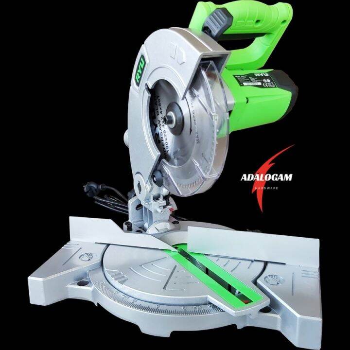 Ryu Rms Mesin Potong Aluminium Kayu Mitter Miter Saw Inch Lazada