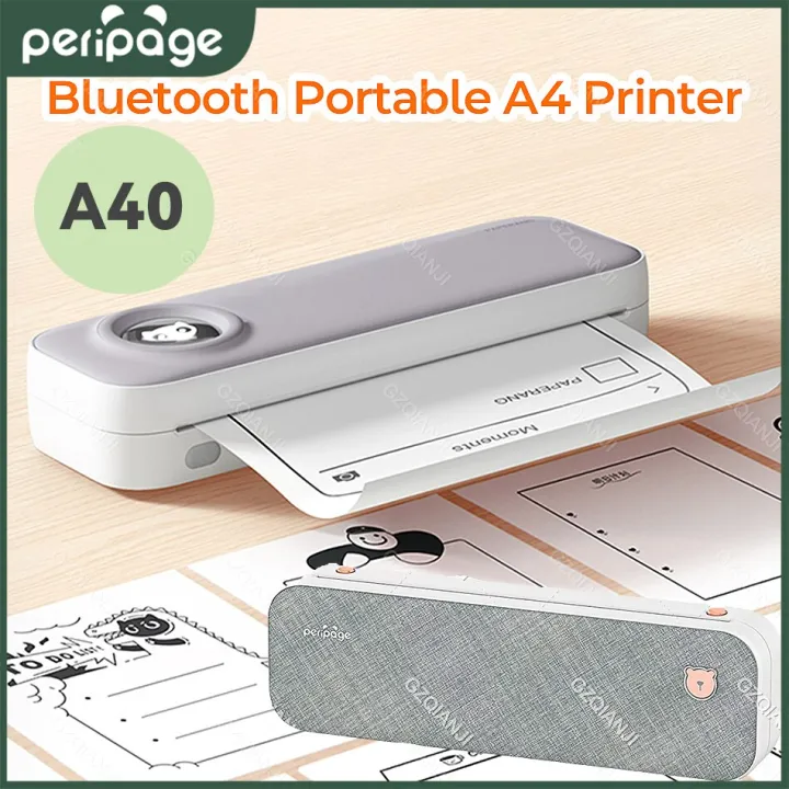 เครื่องพิมพ์-a4กระดาษ-a40แบบพกพาขนาดเล็กเครื่องพิมพ์บลูทูธเครื่องพิมพ์ความร้อนหมึกพิมพ์แบบไร้หมึกสำหรับใช้ในสำนักงาน