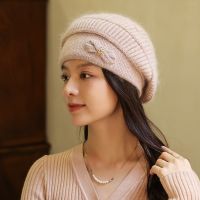 【YD】 and Hair Knitted Wool Hat Childrens Korean Edition Warm Pullover Thickened Beret Fashion