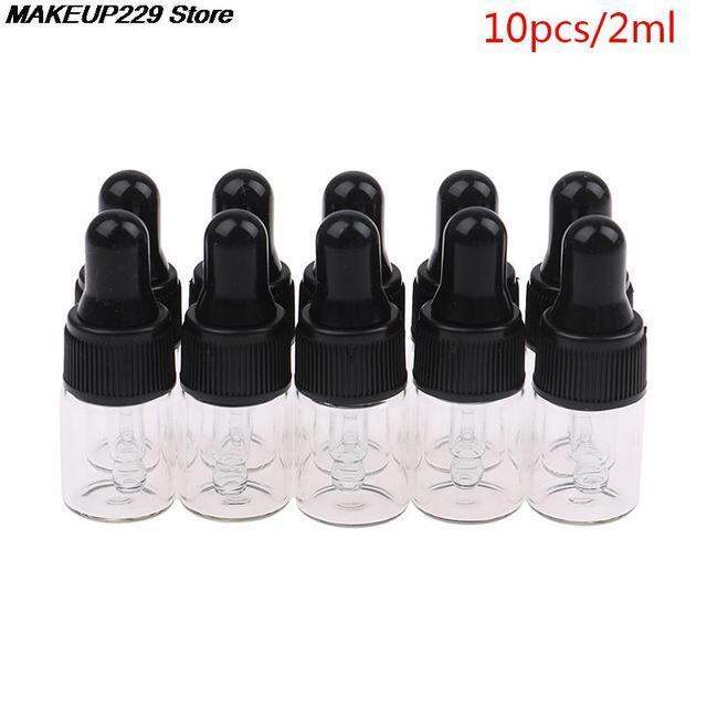 10pcs-empty-clear-amber-glass-dropper-bottle-with-pipette-refillable-essential-oils-travel-bottle-container-makeup-1ml-2ml-3ml