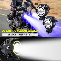 Motoled รถจักรยานยนต์ LED Angel Eye Projector เลนส์ไฟหน้า Spotlight Moto Light BulbsTurn สัญญาณดัดแปลงสำหรับ Honda SUZUKI