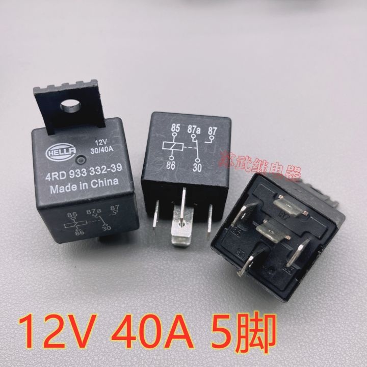 ของแท้-1ชิ้น-ถ่อมตน-4rd-933-332-39-hella-hella-hella-relay-12v-40a-5ฟุต