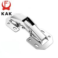 10PCS KAK 90 Degree Cabinet Hinges 3 Inch No-Drilling Hole Soft Close Spring Hinge Kitchen Cupboard Door Furniture Hardware Door Hardware Locks