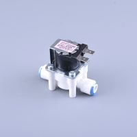 DC24V Quick-connect 1/4" Waste Water Solenoid Valve 300cc Flow Inlet RO Water Purifier Flush solenoid Electromagnetic Valve Valves