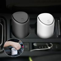 ✽✻❈ Auto Car Garbage Can Car Trash Can Silicone Garbage Dust Case Holder Rubbish Bin Portable Auto Organizer Storage Box Accessories