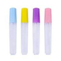 4Pcs Clear Plastic Embroidery Felting Sewing Needles Container Pin Needle Storage Tubes Bottle Holder Knitting Needle Case Box