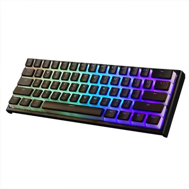 MK25 61 Key Mechanical Keyboard RGB Backlight USB Wired Game Keyboard ...