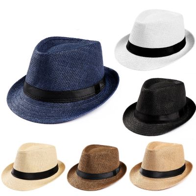 【CC】 Trilby Gangster Cap Beach Hat Band Sunhat Men 2025 Hats Lx5