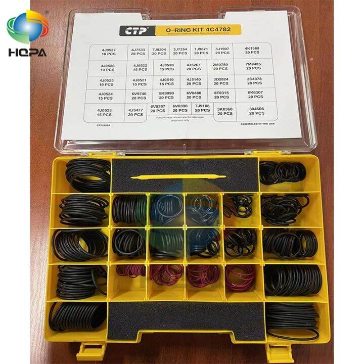 240 PCS O-Ring Assortment Kit - Rubber Sealing Washers For Plumbing & Automotive