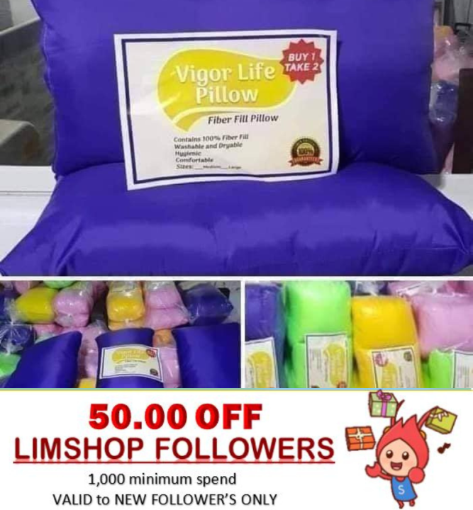 Buy 1 Take 2 URATEX VIGOR LIFE Pillow Lazada PH