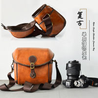 portable PU Leather Camera Bag For Canon EOS R10 R7 R5 R6 RP 200D 250D SL2 SL3 M100 M200 M50II M10 SX60 SX70 waterproof case