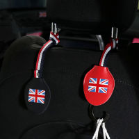 ACar จัดแต่งทรงผมที่นั่ง Hook Union Jack ซ่อน Pothook สำหรับ Mini Cooper One S JCW F56 F55 F60 R56 R55 R61รถ Universal AccessoriesM